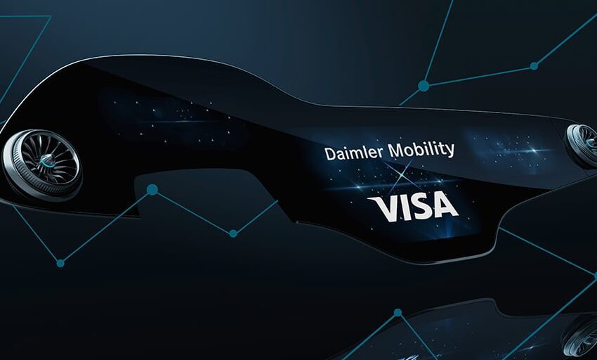  Daimler Mobility e Visa siglano una partnership globale per integrare l’eCommerce direttamente nell’auto