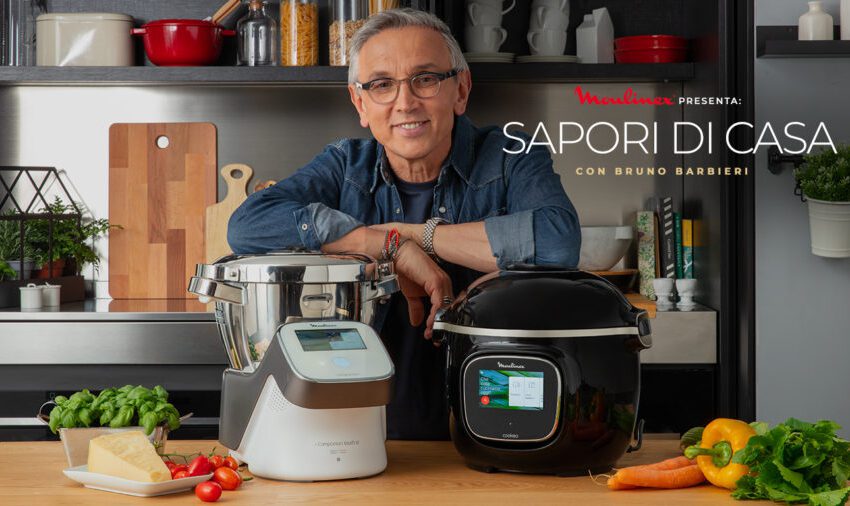  Moulinex lancia il digital branded content ‘Sapori di casa’ con lo Chef Bruno Barbieri