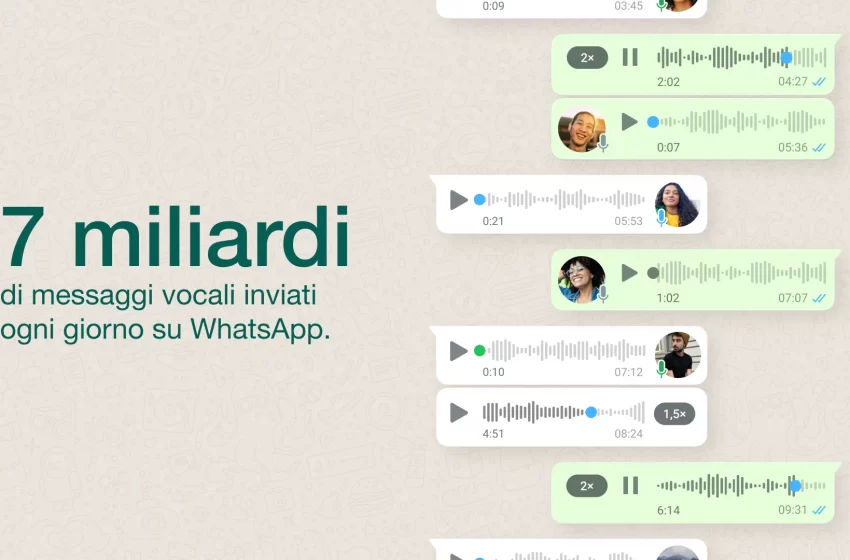  Messaggi vocali 1-to-1: WhatsApp condivide un manuale di galateo per diventare un professionista dei messaggi vocali