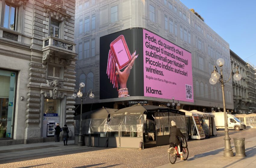  “Regala con Klarna. Paga con calma.” Al via la nuova campagna Out-of-Home di Klarna