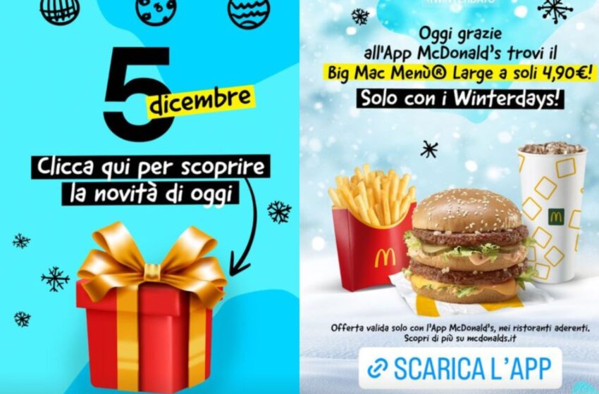  Mcdonald’s Italia si affida a Zoocom per le sue promo invernali