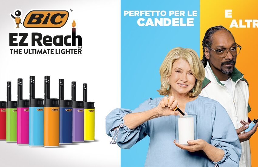  BIC insieme a Snoop Dogg e Martha Stewart per la nuova campagna dell’accendino EZ Reach TM