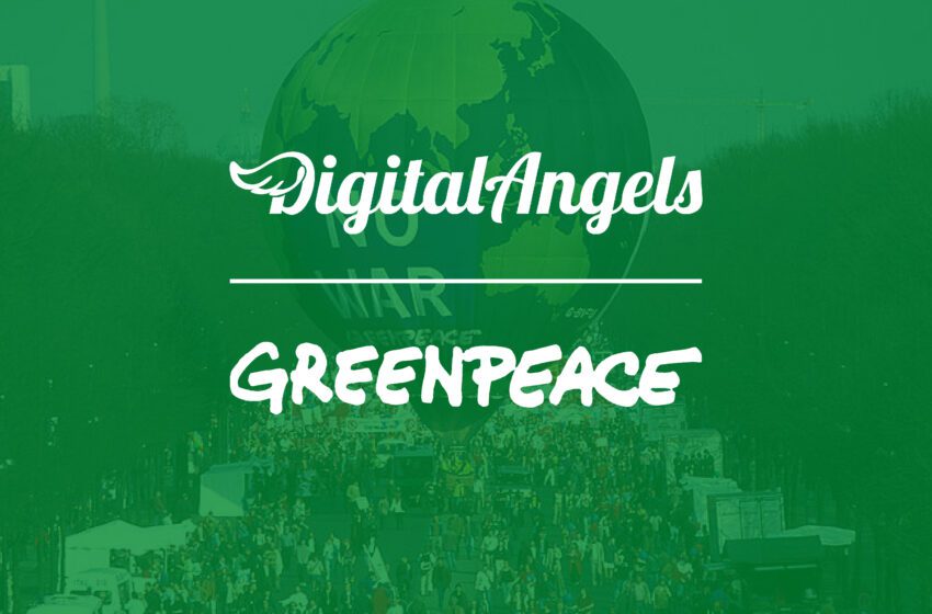  Digital Angels a supporto di Greenpeace per un progetto digital multichannel