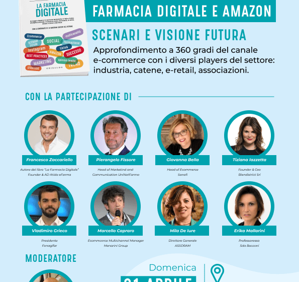  Ecommerce, Amazon e digitalizzazione: qual è il futuro della farmacia Italiana? Risponde Francesco Zaccariello nel libro “La Farmacia Digitale”