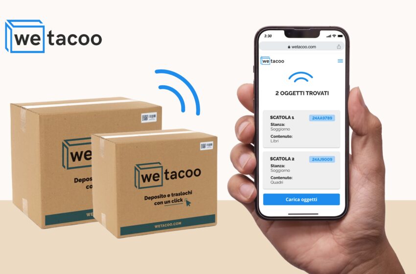  Wetacoo porta la tecnologia RFID nei traslochi e si prepara per un nuovo aumento di capitale