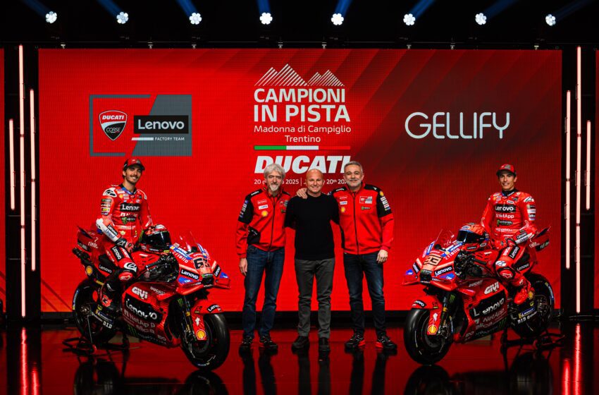  GELLIFY accende i motori con Ducati Corse: una partnership in MotoGP che corre per l’innovazione