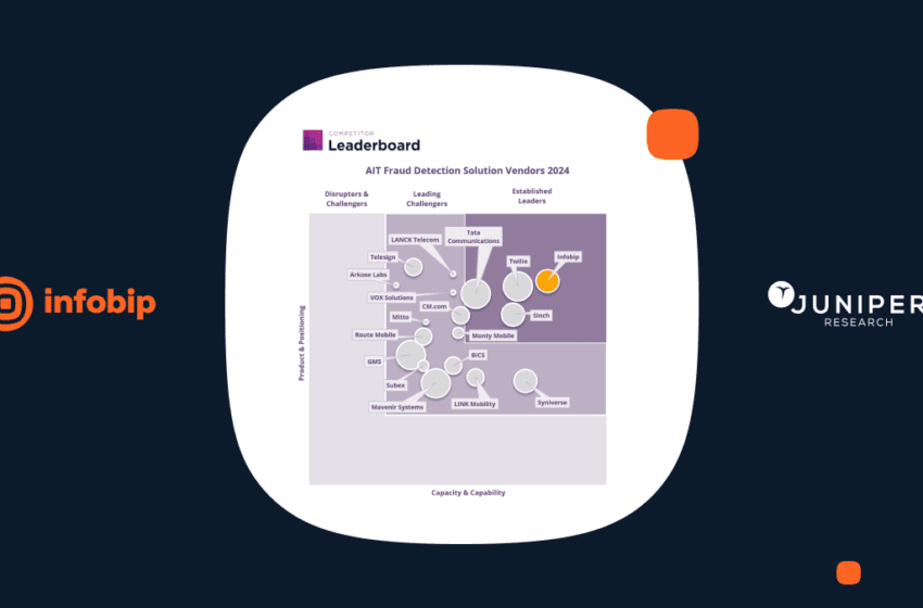  Infobip è stata riconosciuta AIT Fraud Prevention Leader da Juniper Research